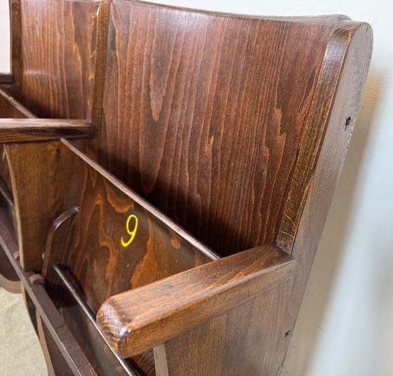 Image 1 of Vintage tweezits bioscoopbank van TON, jaren 60