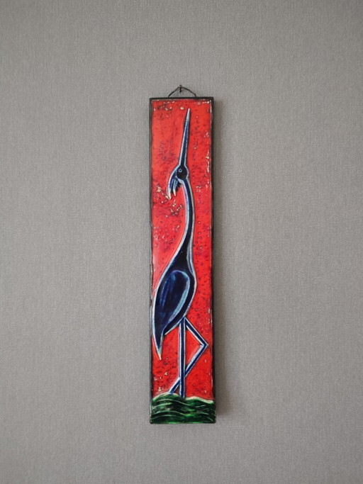 Belgian Wall Ceramic - Heron