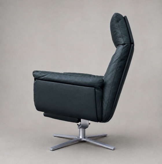 2 sillones FSM Shelby – Cuero color petróleo – Leather, Metal (photo 8 of 15)