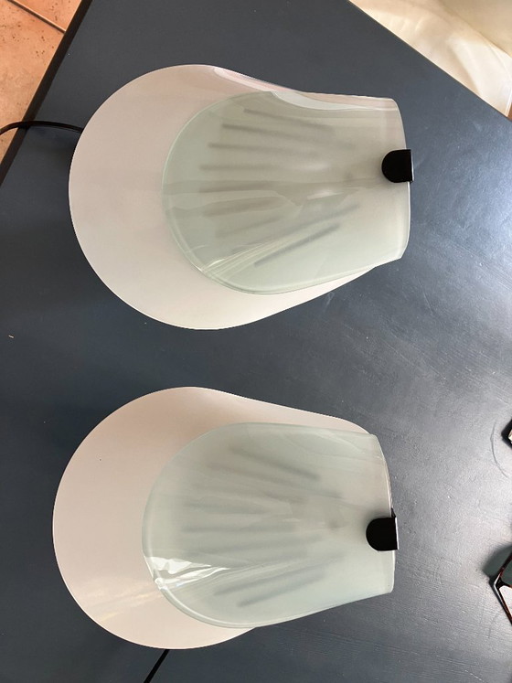 Pair of vintage Lumina "Artu" table lamps, designed by Bruno Negretti, Italy, 1970s/80s – Metal (photo 3 of 8)
