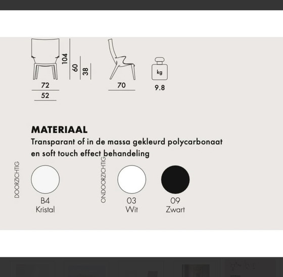 Image 1 of Kartell Uncle Jim stoel / chair