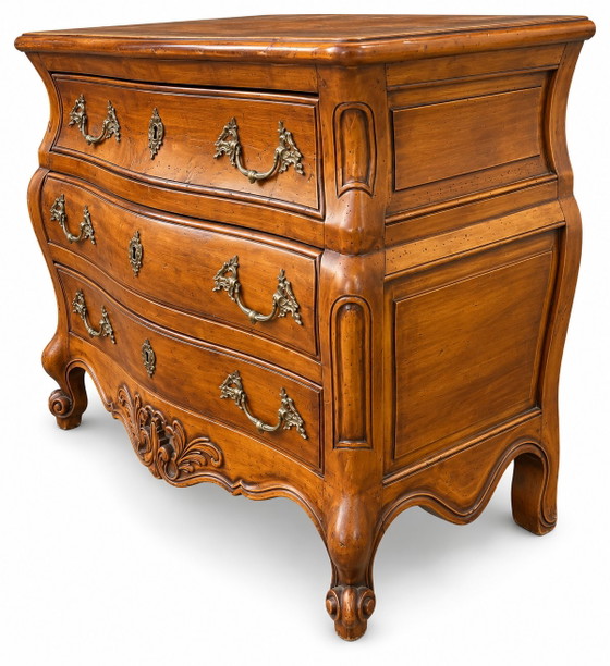 Commode Tombeau Galbée Louis XV – Wood (photo 5 of 12)