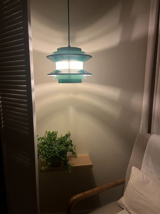 Image 1 of Lampada a sospensione vintage Trava - Carl Thore - Granhaga - Lampada di design svedese