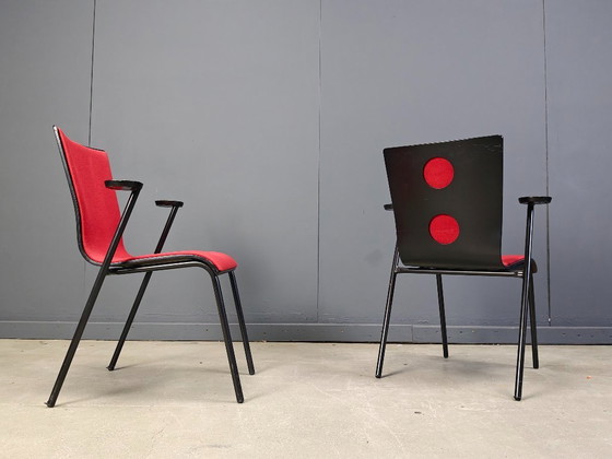 Image 1 of Vintage Occhio stoelen van Roel Vandebeek voor Drisag, jaren 2000 - set van 6