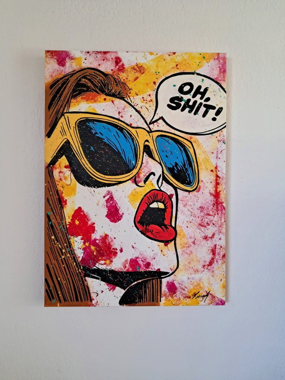 GONGAS - O Shit - Artist's Painting – Paintings & Drawings, Canvas (photo 13 of 17)
