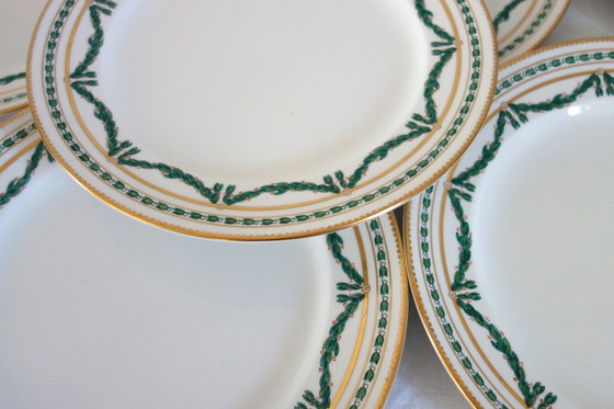 Image 1 of 6 große flache Teller Winkle & Co Whieldon Road um 1910