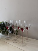 Luminarc Pop-Art Red Drip Calici da vino Set di 6