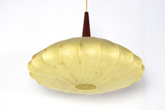 Vintage Cocoon Ufo Hanglamp – Hanglampen, Wood (photo 12 of 15)
