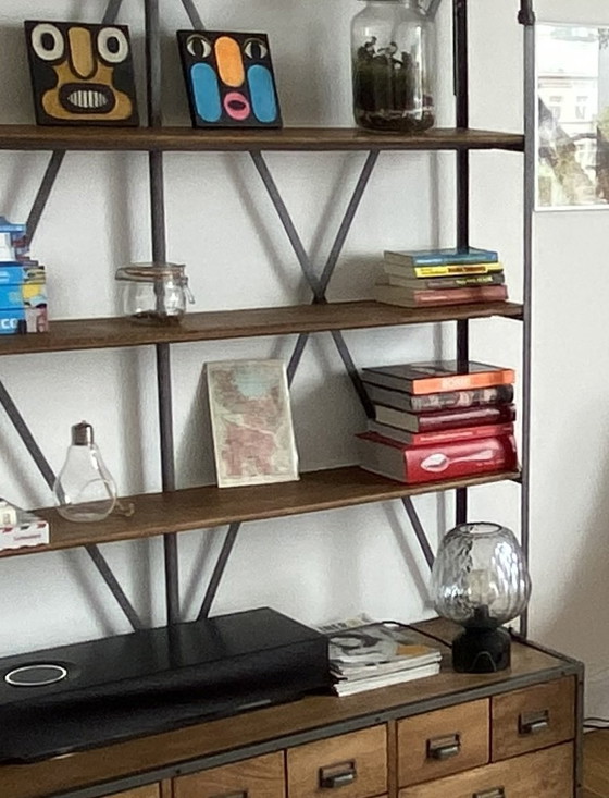 Image 1 of Maisons Du Monde Storage Rack Of Mango Wood