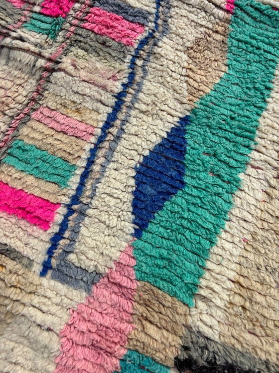 Image 1 of Handgewebter, farbenfroher Boujaad-Teppich, 200 x 300 cm, authentische marokkanische Berberwolle