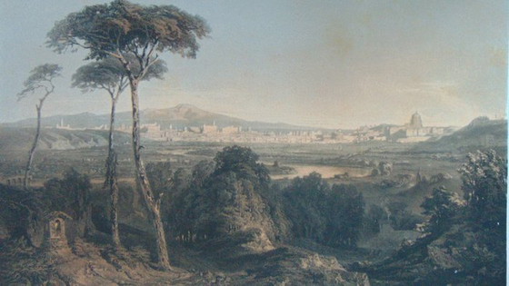 Image 1 of Karl Lindemann-Frommel (1819-1891) Lithographie Rom