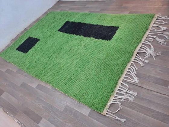 Handgefertigter Berber-Teppich aus Wolle 2.5 x 1.5 m – Teppiche & Läufer, Wool (photo 2 of 11)