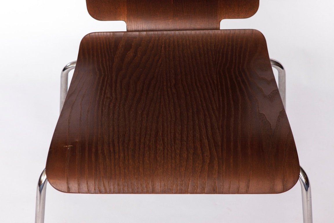 IKEA Gilbert Chair – 1990s Vintage Stackable Dining Chair, Teak