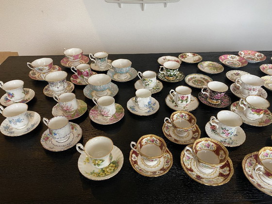 Image 1 of Large collection of Royal Albert cups and saucers in excellent condition