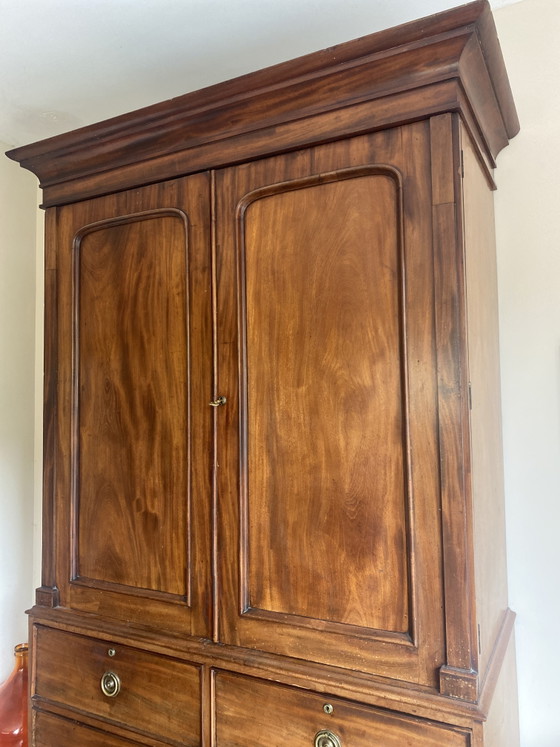 Image 1 of Antique Mahogany Cabinet