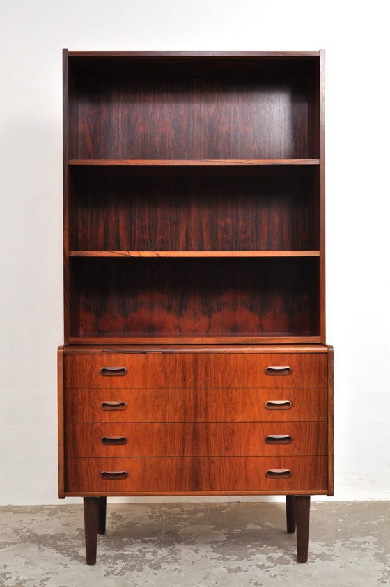 Image 1 of Vintage rosewood bookcase with drawers
