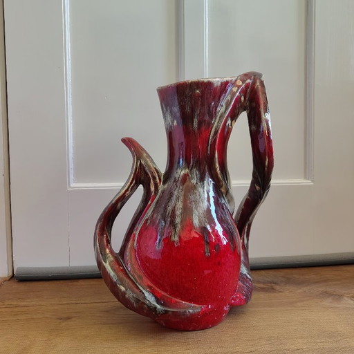 Very special and large sixties vase (Vallauris?)