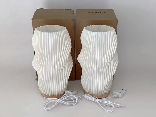 table lamp set "Swirl" LED