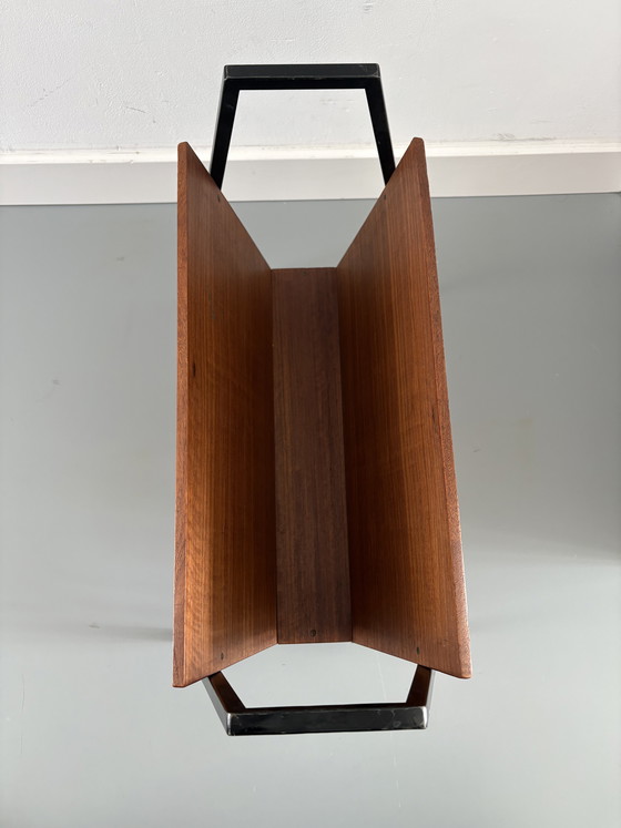 Image 1 of 1960s-1970s Pastoe magazine rack