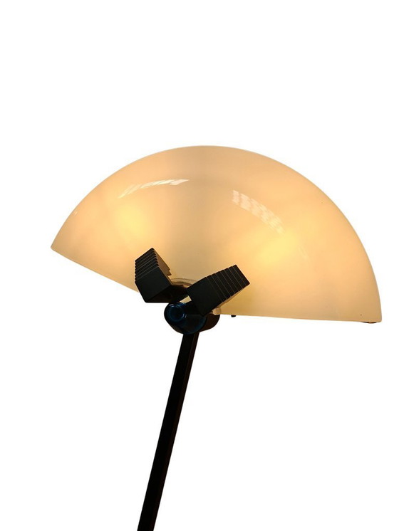 Image 1 of Stehlampe aus Eisen und Muranoglas im Industriedesign der 1970er Jahre