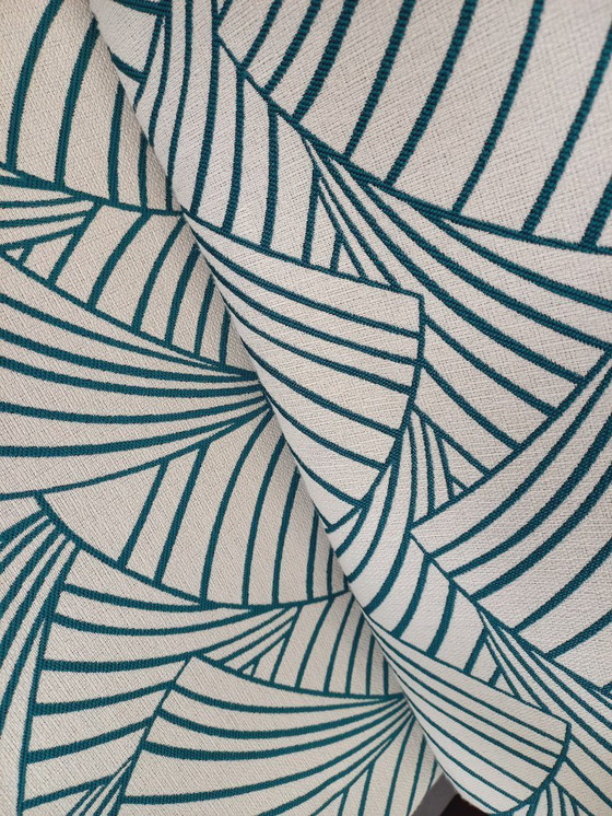 Image 1 of Pair of vintage Scandinavian armchairs by Arne Wahl Iversen for Komfort in teak and fabric from the 60s