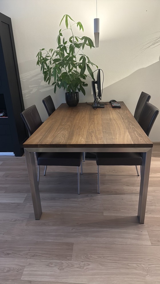 Image 1 of Bert Plantagie eet- en salontafel met 4 stoelen