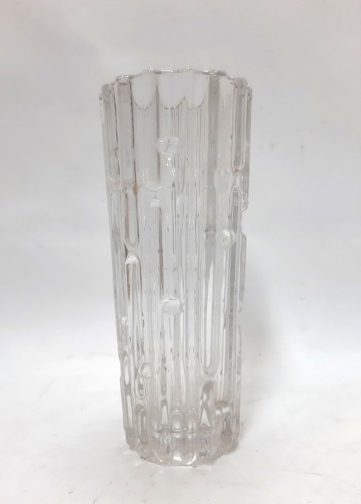 Vase vintage en cristal au plomb