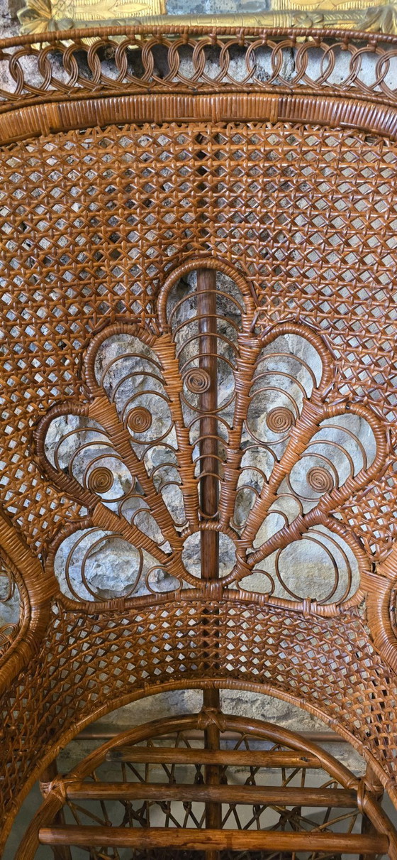 Image 1 of Emmanuelle fauteuil van gevlochten rotan, 1970