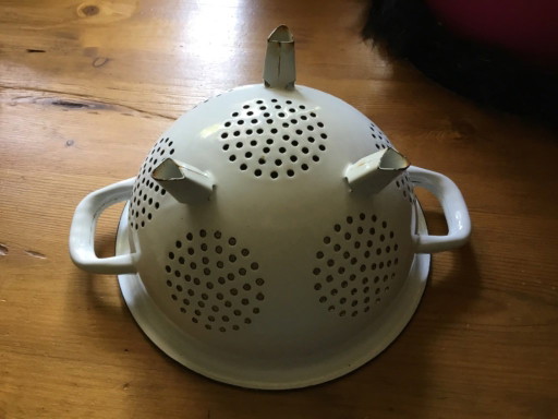 Passoire émaillée vintage, en bon état – keukenaccessoires, Other (photo 2 of 5)