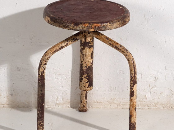 Taburete de estilo industrial (c.1950) #1 – Iron, Industrieel (photo 2 of 34)