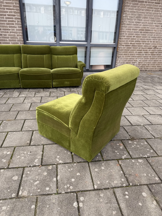 Image 1 of Set di divani componibili vintage XL da 7 pezzi anni '70