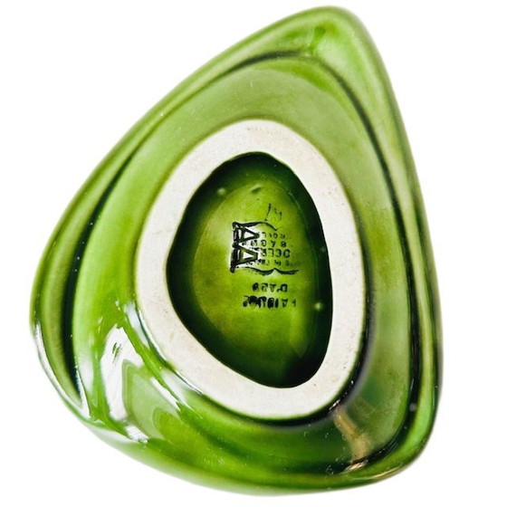 Image 1 of GARDET CHAMPAGNE Chigny les Roses cendrier vert vintage années 1970