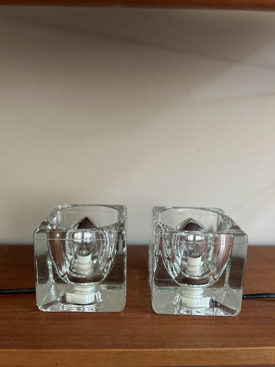 Ice Cube Lights Level Putzler Set of 2 – Peill & Putzler, Table lamps, Glass (photo 7 of 14)