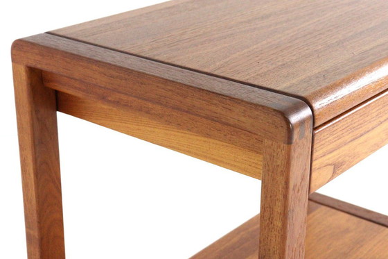 Image 1 of Deense teak trolley met lade 'Grove' vintage 