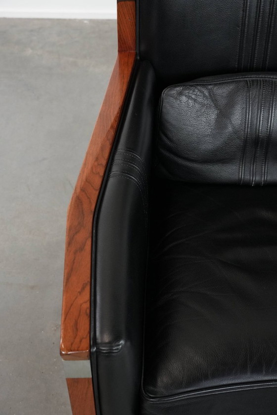 Image 1 of Sillón de diseño Art Déco negro de Schuitema de la serie Decoforma