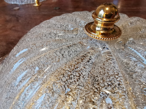 Image 1 of Murano ijsglazen plafond- of wandlamp