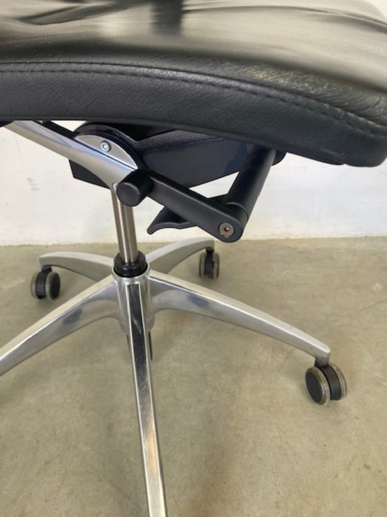 Image 1 of Sedus Bureaustoel Open up Black Leather