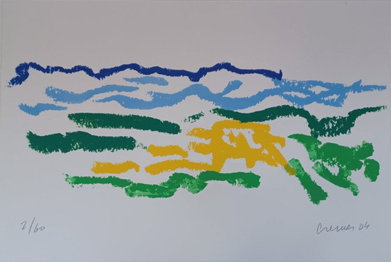 Image 1 of Jan Cremer: ‘Umbría’ - serigrafía enmarcada de gran formato