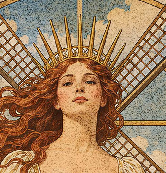 KINDERDIJK | Art Nouveau Jugendstil Poster Affiche I – Decorazioni murali, Carta (photo 4 of 5)