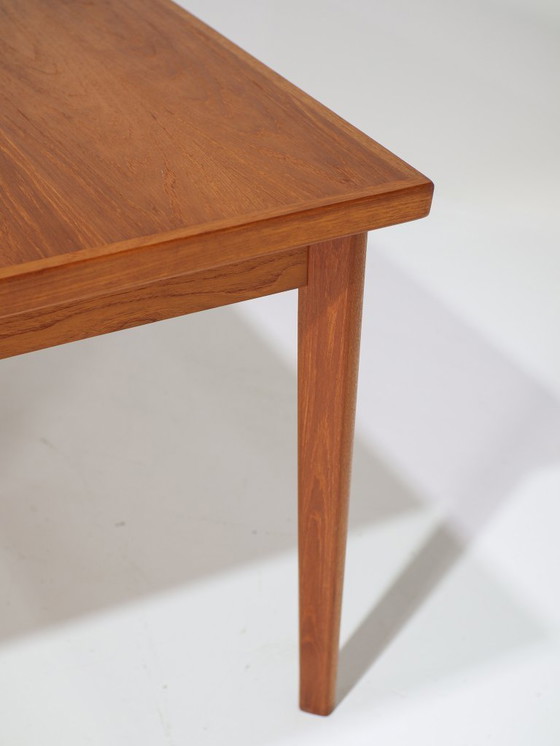 Image 1 of Uitschuifbare eettafel rechthoekig teak Deens vintage