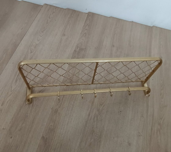 Fifties string coat rack – Metal, Textile (photo 4 of 8)