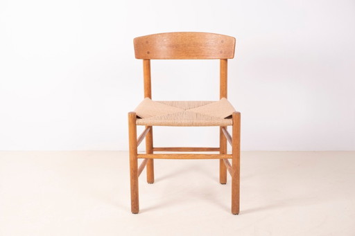 Chaise populaire J39 de Børge Mogensen en chêne, années 1950 Danemark