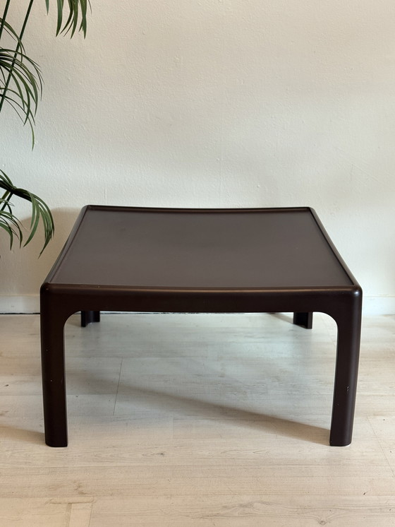 Image 1 of Tavolino da caffè Space Age color cioccolato di Peter Ghyczy per Horn Collections