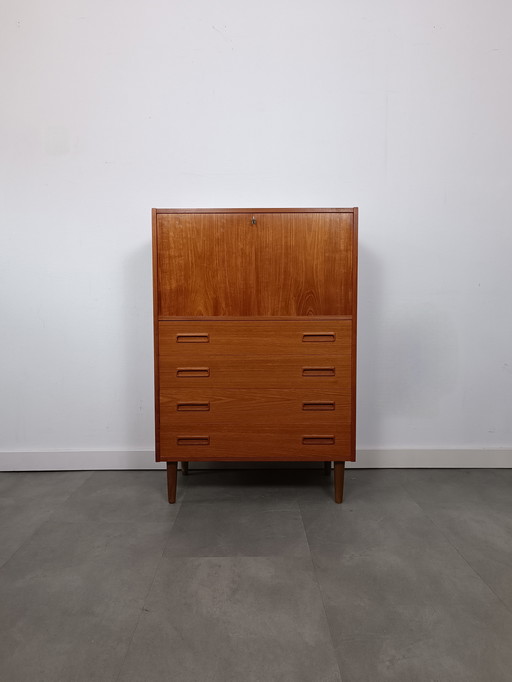 Vintage Danish Wall Cabinet/Secretaire By Westergaards Møbelfabrik