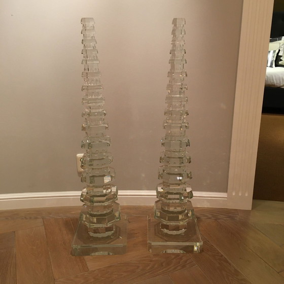 Image 1 of Decorazione in cristallo Pagoda Eichholtz