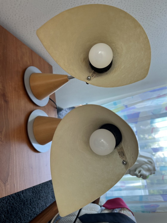 2 Lampes Massives – Lampes de lecture, Wood, Metal (photo 4 of 5)