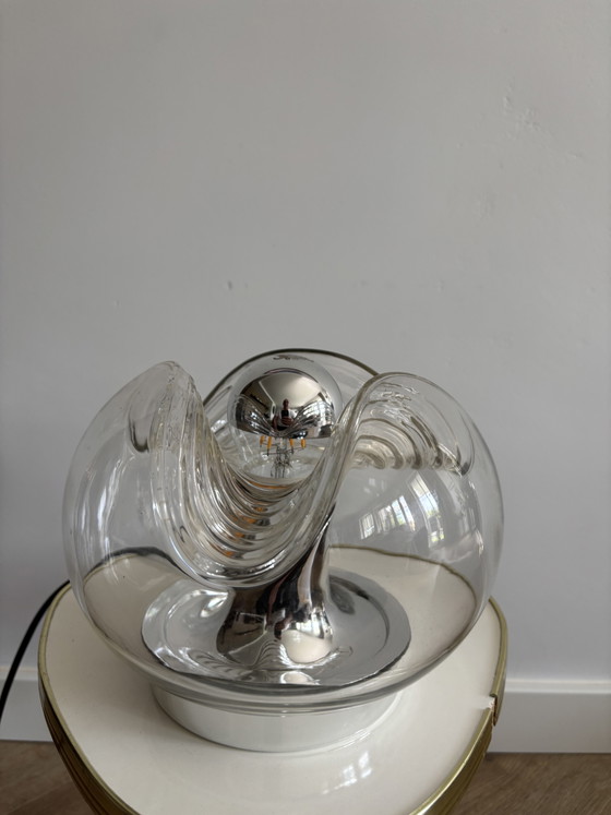 Image 1 of Lámpara de mesa Wave Futura de Peill & Putzler, década de 1970.