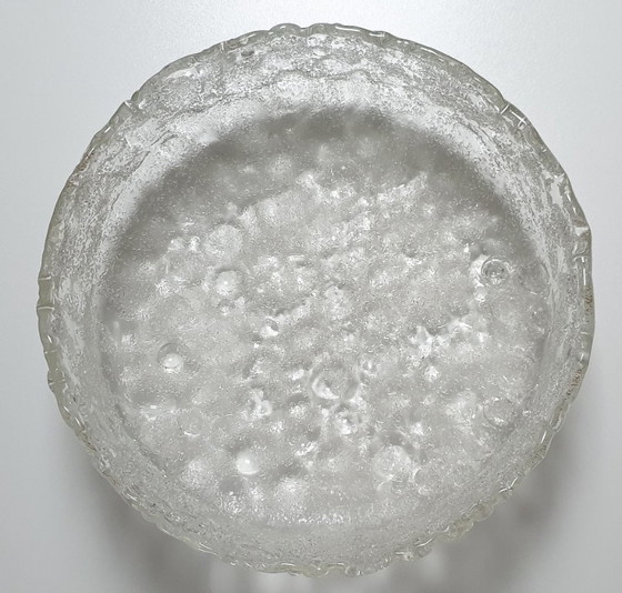 Lámpara de techo Hillebrand Murano Ice Glass de la década de 1970. – Plafones, Chrome (photo 31 of 35)