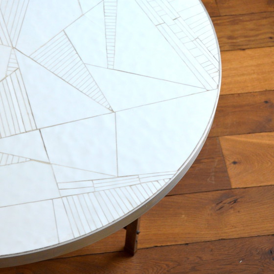 Image 1 of Round coffee table by Berthold Müller - Oerlinghausen / Germany 1960s