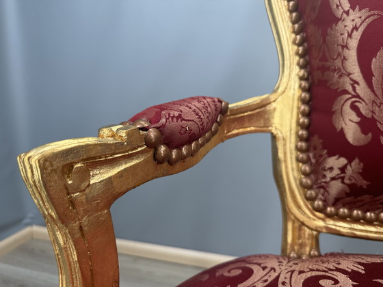 Image 1 of Poltrona in stile Luigi XV